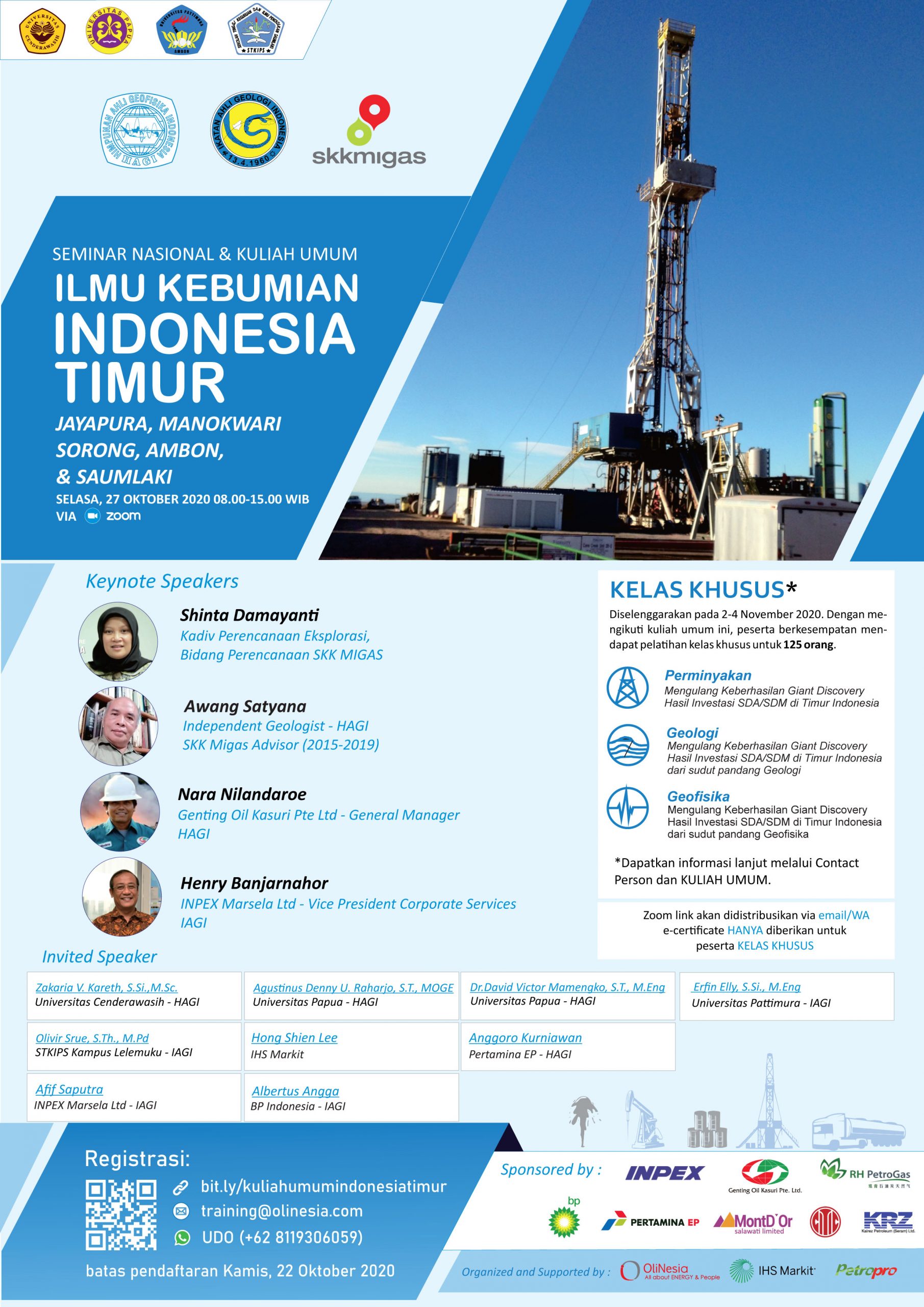 Read more about the article Seminar Nasional & Kuliah Umum “Ilmu Kebumian Indonesia Timur”