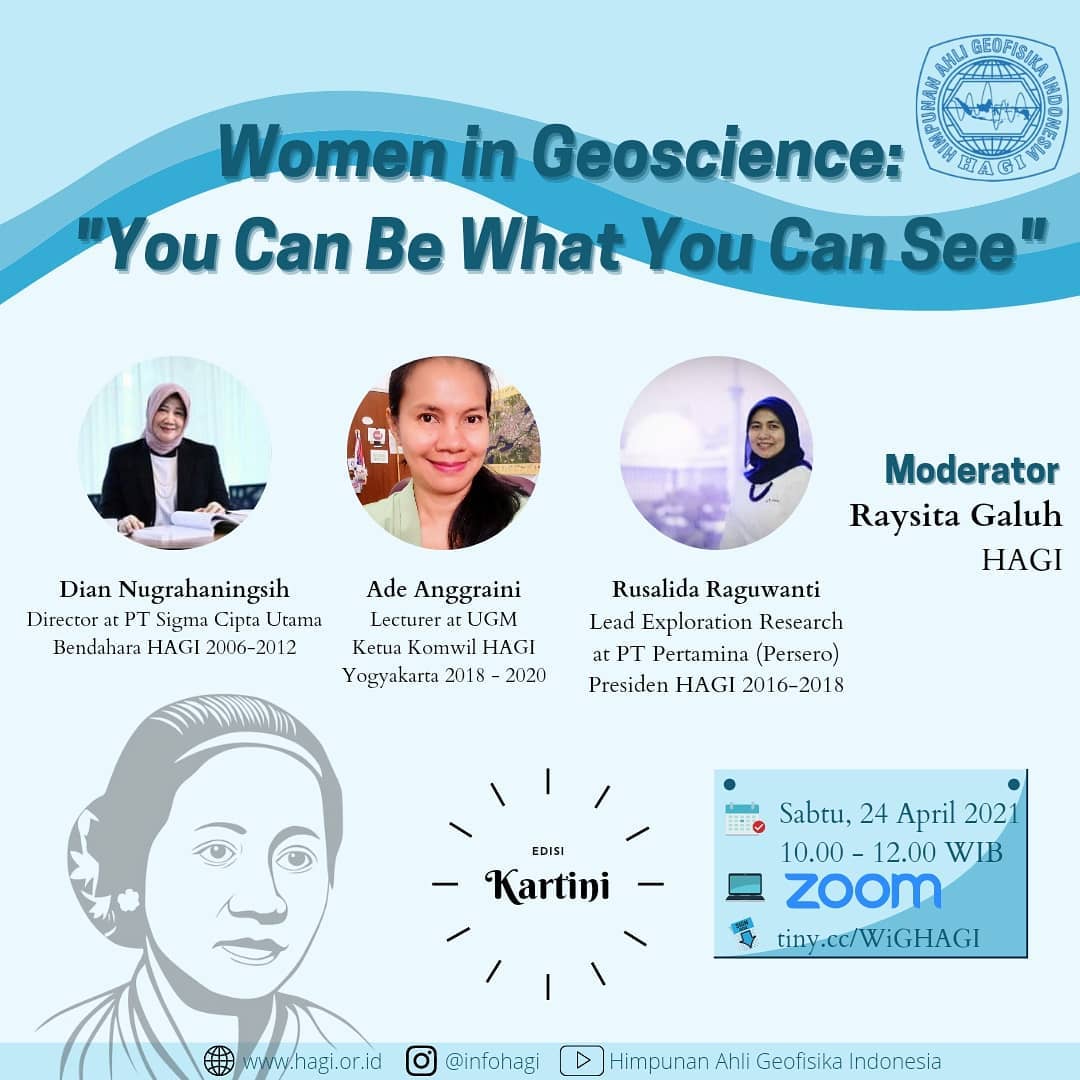 Read more about the article Webinar HAGI KARTINI : Women In Geoscience “You Can Be What You Can See”