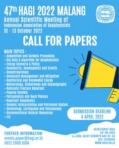 Read more about the article Call for Paper PIT HAGI 2022 Malang
