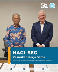 Read more about the article HAGI-SEG Resmikan Kerja Sama Wujudkan Sinergi Global untuk Masa Depan Geofisika